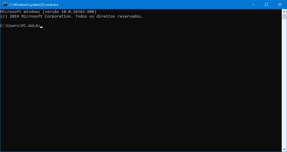 Prompt de Comando Windows